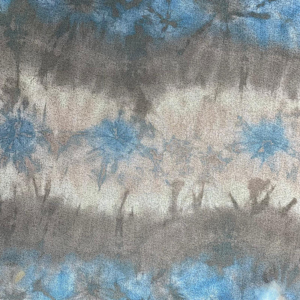 Pound A Metre 3 Metres 3 Metre Luxurious Printed Soft Lightweight Jersey - 55" (Storm)