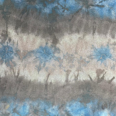 Pound A Metre 3 Metres 3 Metre Luxurious Printed Soft Lightweight Jersey - 55" (Storm)