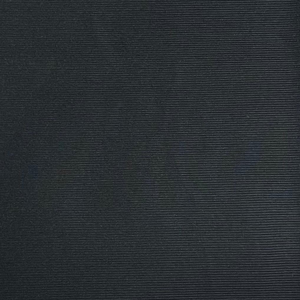 Pound A Metre 3 Metre Luxurious Ribbed Plain Jersey – 55" Wide (Black)