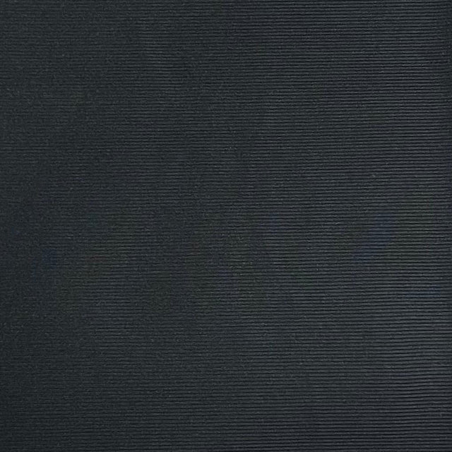 Pound A Metre 3 Metre Luxurious Ribbed Plain Jersey – 55" Wide (Black)