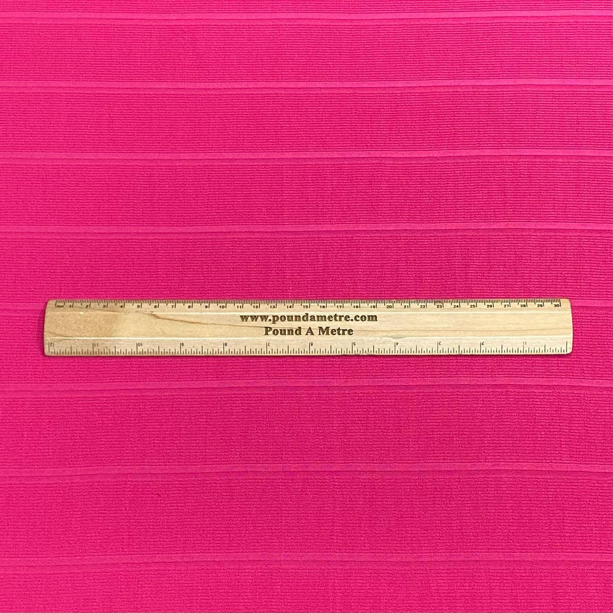 Pound A Metre 3 Metres 3 Metre Luxurious Soft Cord Jersey - 55" (Fuchsia)