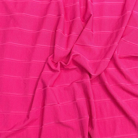 Pound A Metre 3 Metres 3 Metre Luxurious Soft Cord Jersey - 55" (Fuchsia)