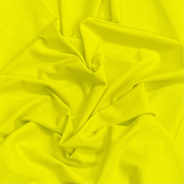 Pound A Metre 3 Metres 3 Metre Luxurious Soft Cord Jersey - 55" (Lime Green)