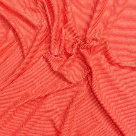 Pound A Metre 3 Metres 3 Metre Luxurious Soft Cord Jersey - 55" (Orange)