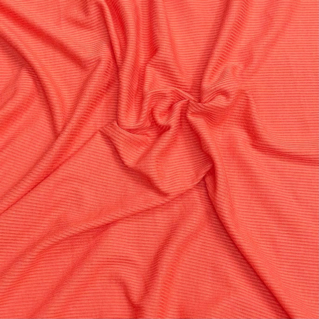 Pound A Metre 3 Metres 3 Metre Luxurious Soft Cord Jersey - 55" (Orange)
