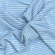 Pound A Metre 3 Metres 3 Metre Luxurious Soft Cord Jersey - 55" (Sky & White)