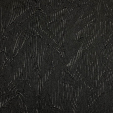 Pound A Metre 3 Metres 3 Metre Luxurious Soft Crinkle Jersey - 55" Wide (Black)