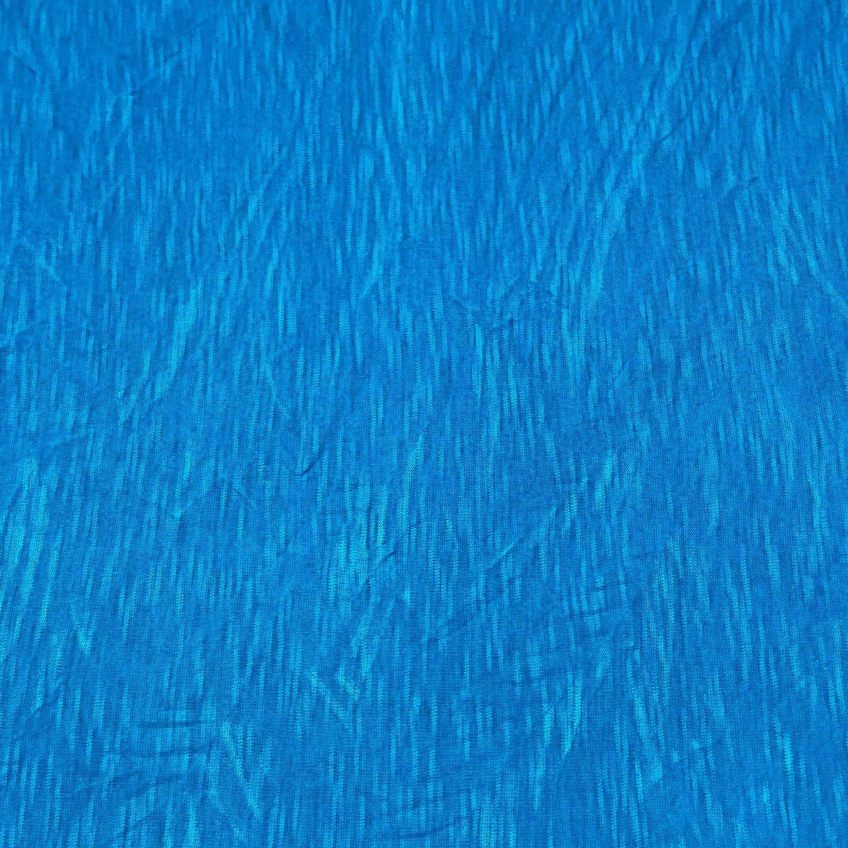 Pound A Metre 3 Metres 3 Metre Luxurious Soft Crinkle Jersey - 55" Wide (Blue)