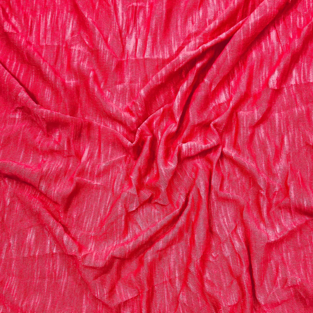 Pound A Metre 3 Metres 3 Metre Luxurious Soft Crinkle Jersey - 55" Wide (Coral)