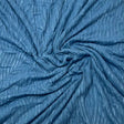 Pound A Metre 3 Metres 3 Metre Luxurious Soft Crinkle Jersey - 55" Wide (Ocean Blue) (EOL)