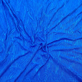 Pound A Metre 3 Metres 3 Metre Luxurious Soft Crinkle Jersey - 55" Wide (Royal Blue)
