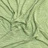 Pound A Metre 3 Metres 3 Metre Luxurious Soft Crinkle Jersey - 55" Wide (Sage) (EOL)