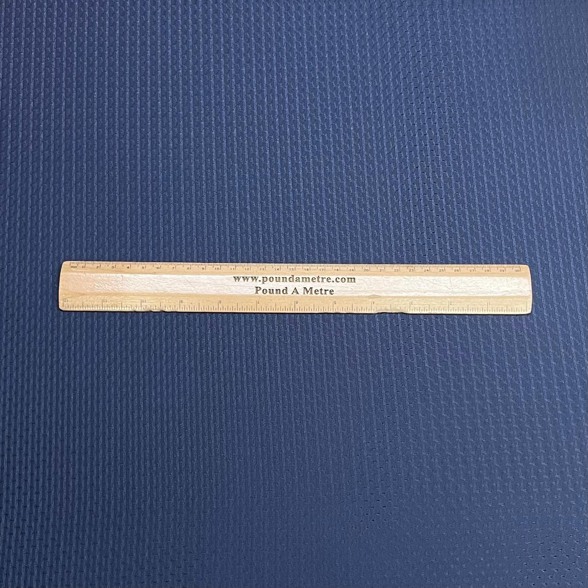 Pound A Metre 3 Metre Luxurious Soft Embossed Polyester Jersey - 55" (Navy)