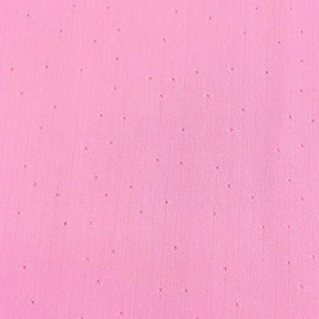 Pound A Metre 3 Metre Luxurious Soft Embossed Polyester Jersey - 55" (Pink)