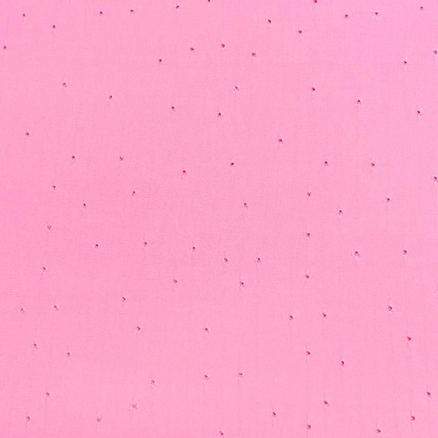 Pound A Metre 3 Metre Luxurious Soft Embossed Polyester Jersey - 55" (Pink)