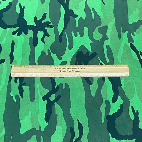 Pound A Metre 3 Metres 3 Metre Luxurious Soft Lycra Jersey - 55" (Army)