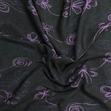 Pound A Metre 3 Metre Luxurious Soft Mesh Jersey - 55" (Night Crawler)