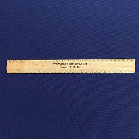 Pound A Metre 3 Metres 3 Metre Luxurious Soft Polyester Jersey - 55" (Navy)