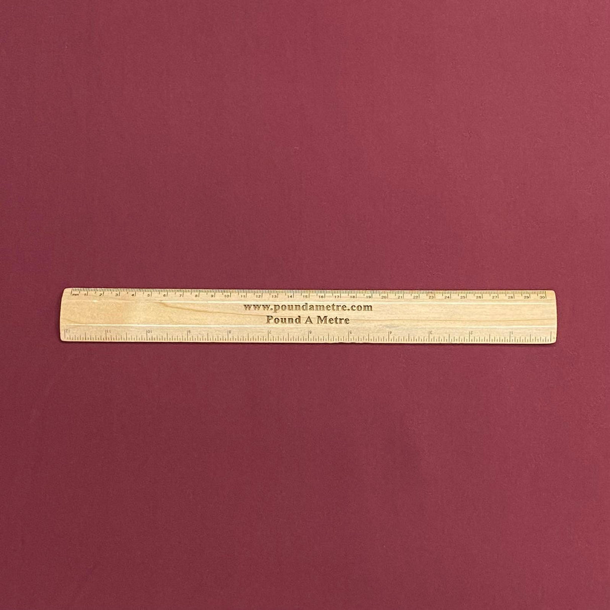 Pound A Metre 3 Metres 3 Metre Luxurious Soft Polyester Jersey - 55" (Wine)