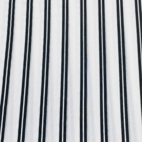 Pound A Metre 3 Metres 3 Metre Luxurious Soft Printed Ribbed Jersey - 55"- (Black & White)