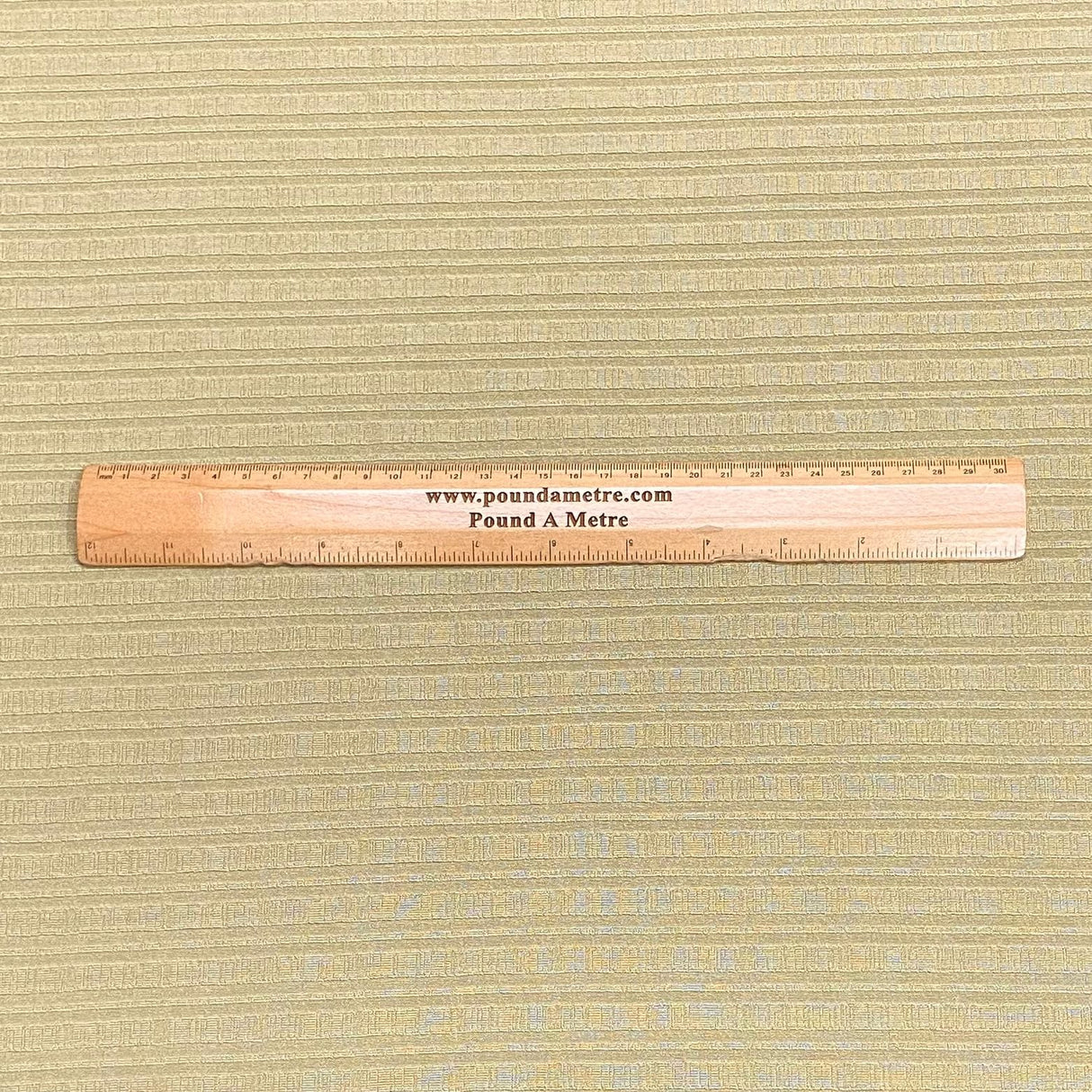 Pound A Metre 3 Metres 3 Metre Luxurious Soft Printed Ribbed Jersey - 55"- (Green) (EOL)