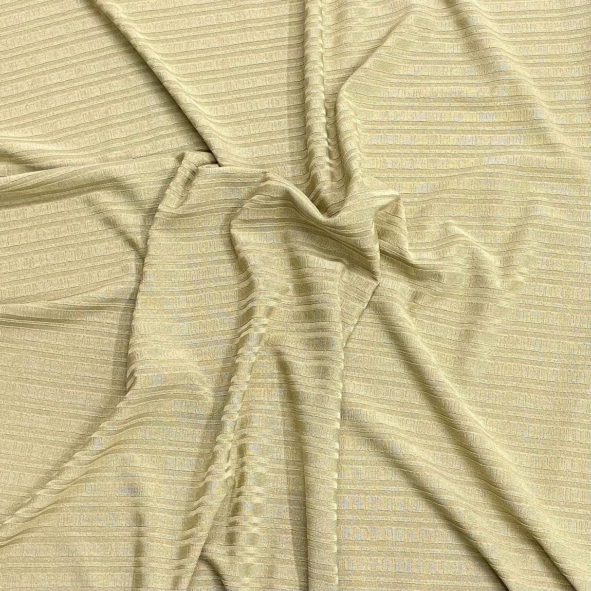 Pound A Metre 3 Metres 3 Metre Luxurious Soft Printed Ribbed Jersey - 55"- (Green) (EOL)