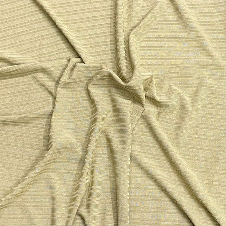 Pound A Metre 3 Metres 3 Metre Luxurious Soft Printed Ribbed Jersey - 55"- (Green) (EOL)