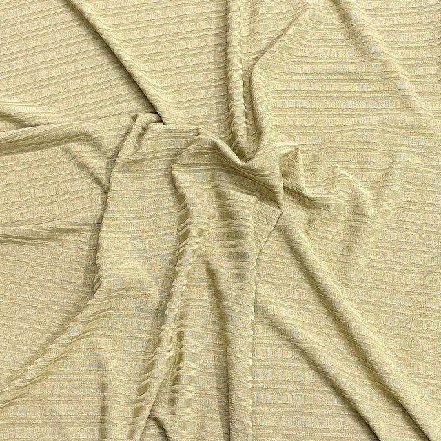 Pound A Metre 3 Metres 3 Metre Luxurious Soft Printed Ribbed Jersey - 55"- (Green) (EOL)