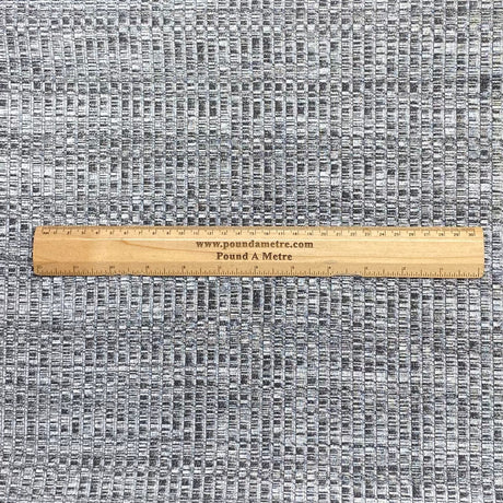 Pound A Metre 3 Metres 3 Metre Luxurious Soft Printed Ribbed Jersey - 55"- (Grey)