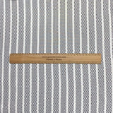 Pound A Metre 3 Metres 3 Metre Luxurious Soft Printed Ribbed Jersey - 55"- (Grey & White)