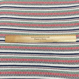 Pound A Metre 3 Metres 3 Metre Luxurious Soft Printed Ribbed Jersey - 55"- (Multi)