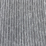 Pound A Metre 3 Metres 3 Metre Luxurious Soft Printed Ribbed Jersey - 55"- (Silver)