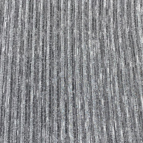 Pound A Metre 3 Metres 3 Metre Luxurious Soft Printed Ribbed Jersey - 55"- (Silver)