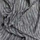 Pound A Metre 3 Metres 3 Metre Luxurious Soft Printed Ribbed Jersey - 55"- (Silver)