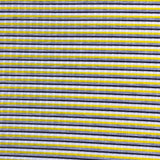 Pound A Metre 3 Metres 3 Metre Luxurious Soft Printed Ribbed Jersey - 55"- (Yellow & Grey)