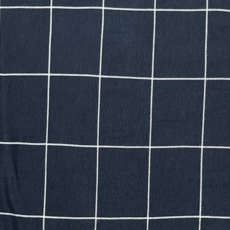 Pound A Metre 3 Metre Luxurious Soft Printed Viscose Jersey - 55"-  (Black Squares)