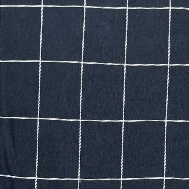 Pound A Metre 3 Metre Luxurious Soft Printed Viscose Jersey - 55"-  (Black Squares)