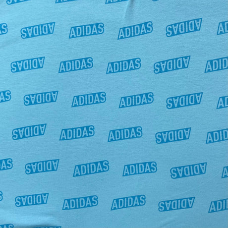 Pound A Metre 3 Metre Luxurious Soft Printed Viscose Jersey - 55"-  (Blue Sportswear)