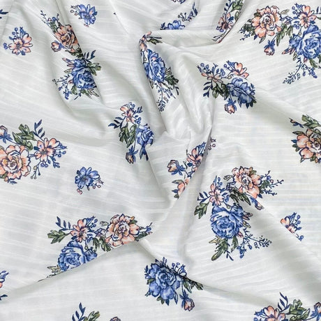 Pound A Metre 3 Metres 3 Metre Luxurious Soft Printed Viscose Jersey - 55"-  (Boquete)