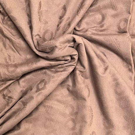 Pound A Metre 3 Metre Luxurious Soft Printed Viscose Jersey - 55"-  (Brown Sportswear)