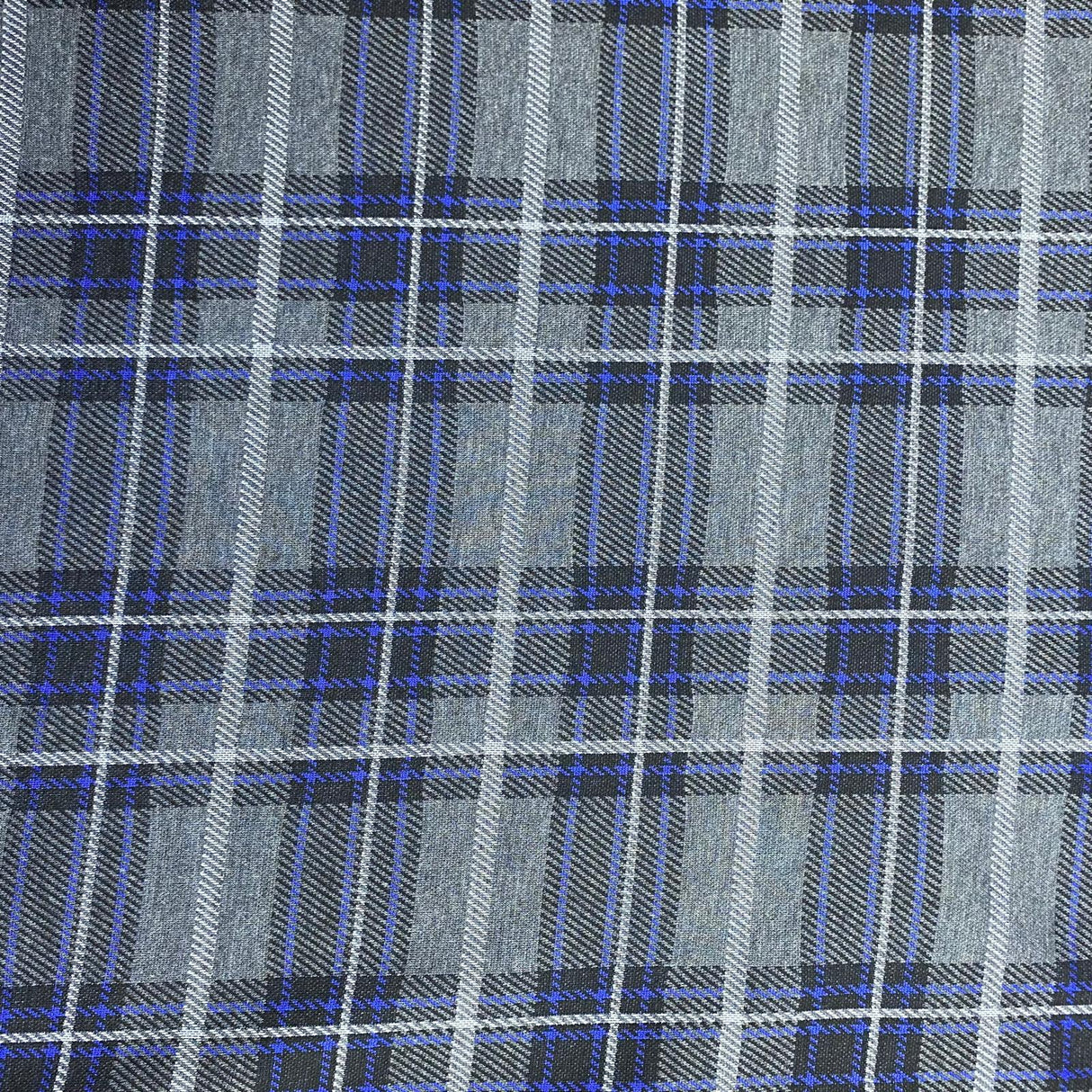 Pound A Metre 3 Metres 3 Metre Luxurious Soft Printed Viscose Jersey - 55"-  (Checks) (EOL)