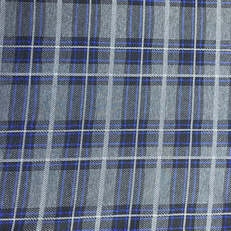 Pound A Metre 3 Metres 3 Metre Luxurious Soft Printed Viscose Jersey - 55"-  (Checks) (EOL)