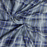 Pound A Metre 3 Metres 3 Metre Luxurious Soft Printed Viscose Jersey - 55"-  (Checks) (EOL)