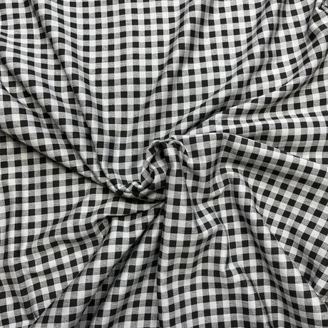 Pound A Metre 3 Metre Luxurious Soft Printed Viscose Jersey - 55"-  (Checks)