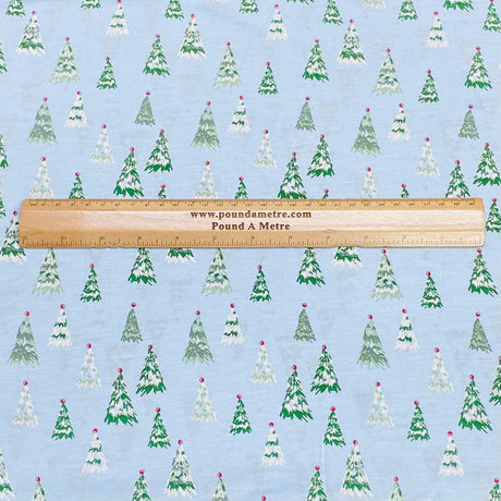 Pound A Metre 3 Metres 3 Metre Luxurious Soft Printed Viscose Jersey - 55"-  (Christmas) (EOL)