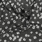 Pound A Metre 3 Metre Luxurious Soft Printed Viscose Jersey - 55"-  (Daisy)