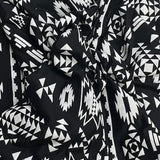 Pound A Metre 3 Metre Luxurious Soft Printed Viscose Jersey - 55"-  (Design)
