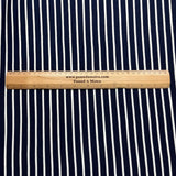 Pound A Metre 3 Metre Luxurious Soft Printed Viscose Jersey - 55"-  (Navy)