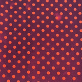 Pound A Metre 3 Metre Luxurious Soft Printed Viscose Jersey - 55"-  (Polka)