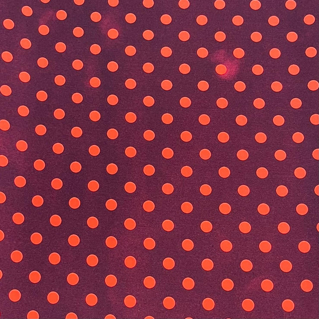 Pound A Metre 3 Metre Luxurious Soft Printed Viscose Jersey - 55"-  (Polka)
